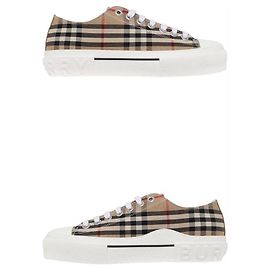 Burberry Vintage Karo Baumwoll-Sneaker Mehrfarben