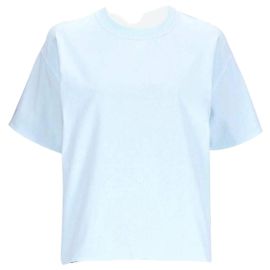 Bottega Veneta Camiseta de algodão com listras de camada dupla Multicor