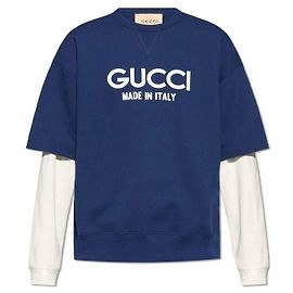 Gucci Sweatshirt mit Logo Mehrfarben