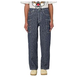 Kenzo Weave Cargo Monkey Denim Pants Multiple colors