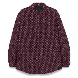 Gucci Camisa de jacquard de lã bouclê Shadow Multicor