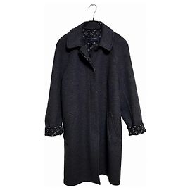 Louis Vuitton Women's Monogram Double-Faced Coat Brown