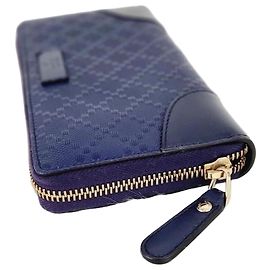 Gucci Cartera Larga Diamante Azul