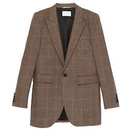 Saint Laurent Check Woll-Kaschmir-Blazer Mehrfarben