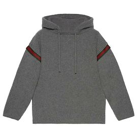 Gucci Hoodie aus Wolle und Kaschmir Mehrfarben
