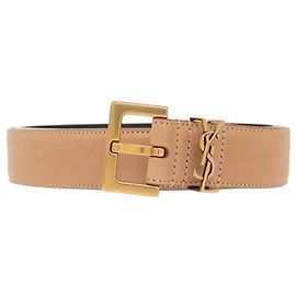 Saint Laurent Cintura con logo Monogram Multicolore