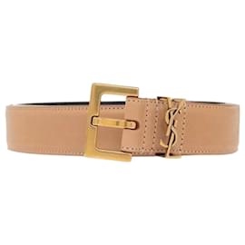 Saint Laurent Cinto com logotipo Monogram Multicor