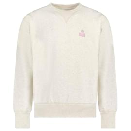 Isabel Marant Sweatshirt mit Rundhalsausschnitt Weiß