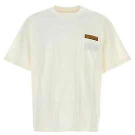 Bottega Veneta Camiseta de jersey de algodão Pima Branco