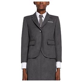 Thom Browne Gabardine Wool Jacket Brown