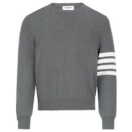 Thom Browne Streifenstrick Bar Stripe Milano Braun