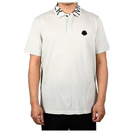 Moncler Logo Polo-Shirt Braun