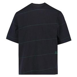 Burberry Camiseta de algodón a rayas Multicolor