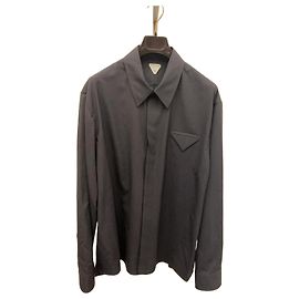 Bottega Veneta Fine Wool Shirt Blue