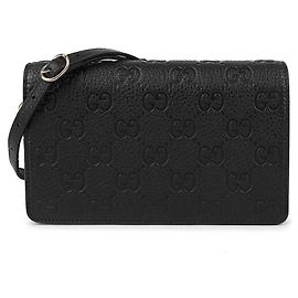 Gucci Bolsa de Ombro com Emblema GG Preto