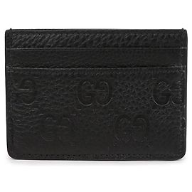 Gucci GG Emblem Card Case Black