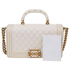 Chanel Sac à main moyen Doré