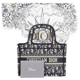 Dior Mini Tote Bag Blue