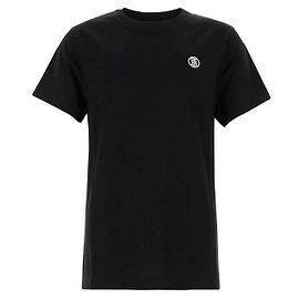 Burberry Kurzarm-T-Shirt mit gesticktem Logo Mehrfarben