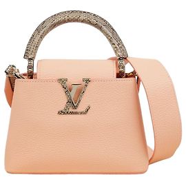Louis Vuitton Bolsa de Ombro Capucines Mini Tote Rosa