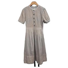 Burberry Damen Kurzarmkleid Lila