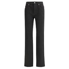 Saint Laurent Jeans neri dritti in denim Multicolore