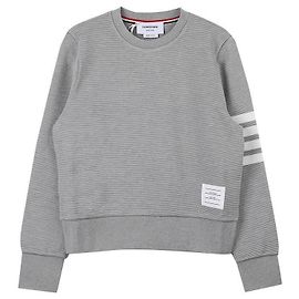 Thom Browne Sweatshirt à col rond Marron