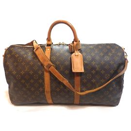 Louis Vuitton Keepall 55 Monogram Shoulder Bag - VI0942 Brown