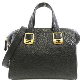 Sac à main Chameleon Fendi Noir