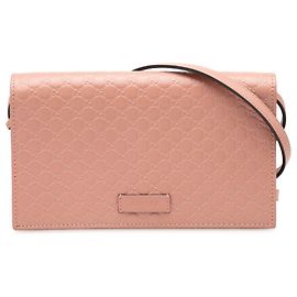Cartera Gucci Microguccissima Rosa con Correa Rosa