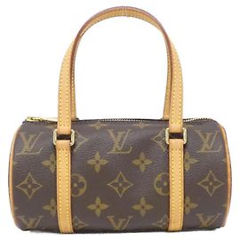 Sac à main Papillon Monogram Louis Vuitton Marron