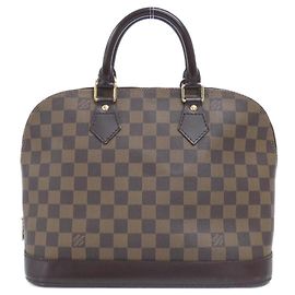 Sac à main Alma PM Damier Louis Vuitton Damier ebène