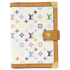 Louis Vuitton Multicolore Agenda PM R20896 Organizer White