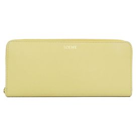 Loewe Long Leather Wallet Yellow