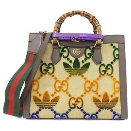 Bolsa Gucci DIANA Marrom Bege