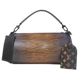 Bolsa de Ombro Polochon Soft Epi XL Louis Vuitton Preto