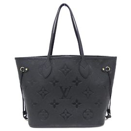 Bolsa Neverfull MM em Monogram Empreinte Louis Vuitton Preto