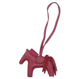 Hermès Hermes Rodeo Accessories Handbag Charm PM Red