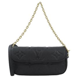 Portefeuille Louis Vuitton Monogram Empreinte Wallet on Chain Ivy Noir