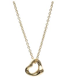 Tiffany & Co Collar Open Heart Extra Mini de Tiffany Dorado