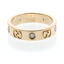 Gucci Icon Diamant Ring aus Roségold Golden