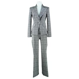 Completo a quadri in due pezzi PINKO Marrone