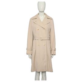 Doppelt gefütterte Trenchcoats LORO PIANA Braun Beige