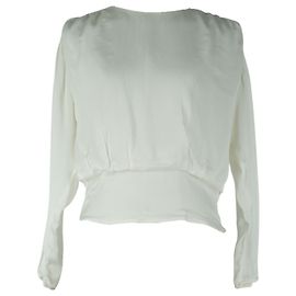 Blouse blanche à manches longues SANDRO Blanc