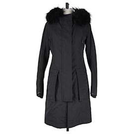PRADA Black Nylon Winter Jacket Black