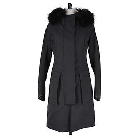 Schwarze Nylon-Winterjacke PRADA Schwarz