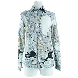Etro Hemd mit Paisley-Muster Weiß