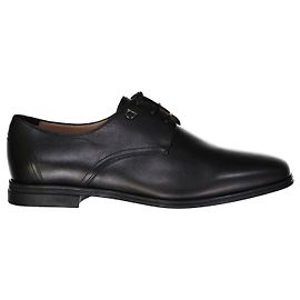 Sapatos Derby de couro Spencer da Salvatore Ferragamo Preto