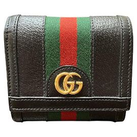 Gucci Ophidia Leather Wallet Black