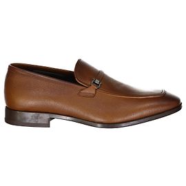 Mocassins de couro CHARME da Salvatore Ferragamo Marrom